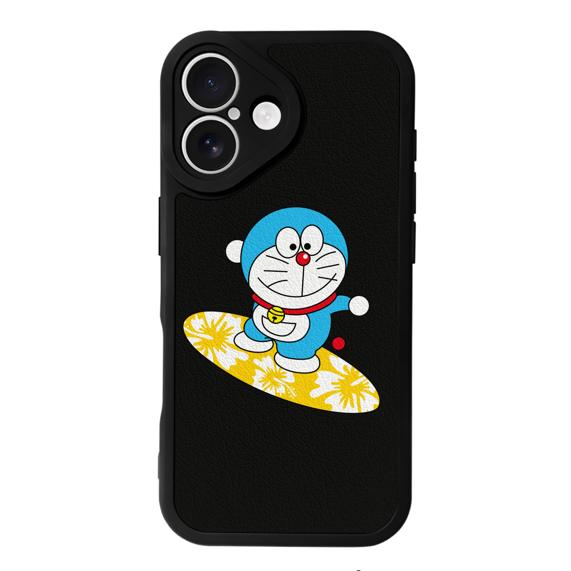 （画像用） ドラえもん Doraemon 【iPhone 16シリーズ対応】シリコンスマホケース（レザー調） 材質：シリコン